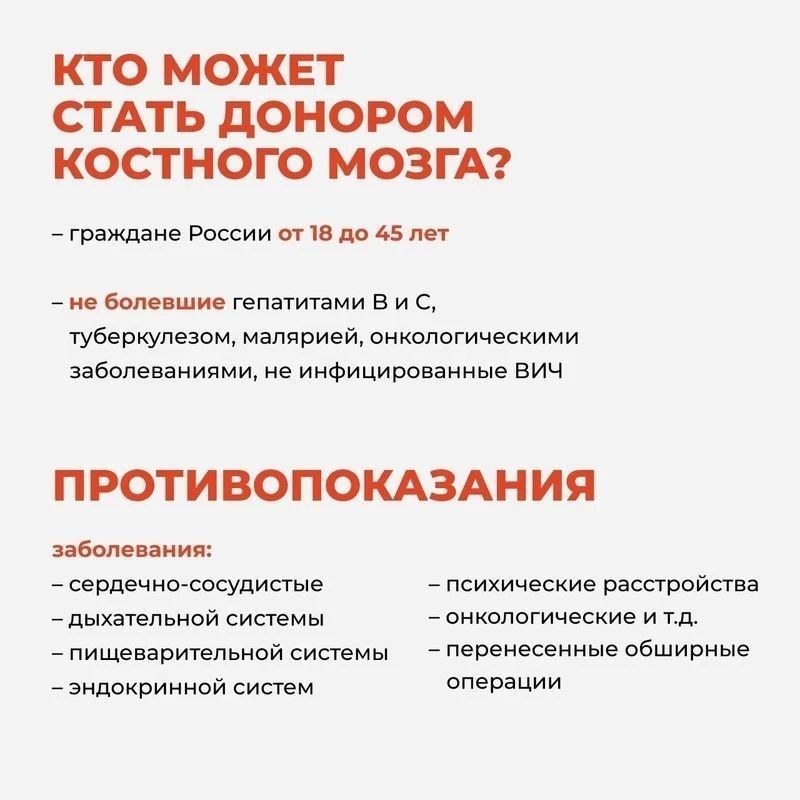 «Шанс на спасение»: как устроено донорство костного мозга в России «Шанс на спасение»: как устроено донорство костного мозга в России