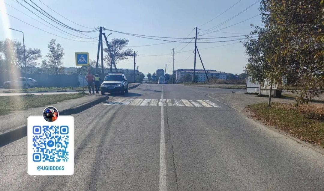 Наезд на пешехода в Корсаковском районе