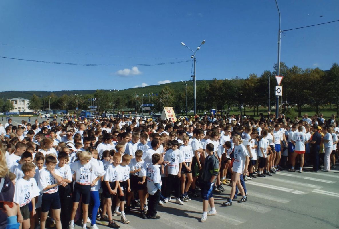 Впервые «Кросс нации» провели в Южно-Сахалинске в 2009 году Впервые «Кросс нации» провели в Южно-Сахалинске в 2009 году