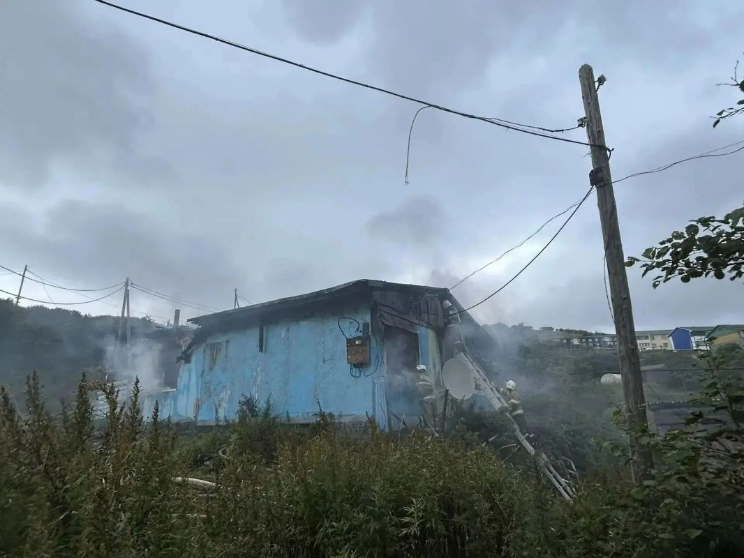 В селе Малокурильское во время пожара погиб мужчина В селе Малокурильское во время пожара погиб мужчина