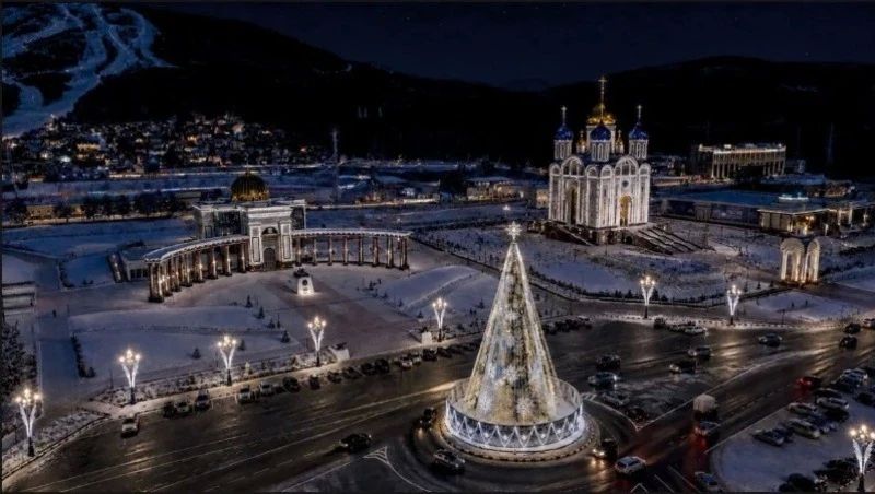 В Южно-Сахалинске установят новую новогоднюю ель