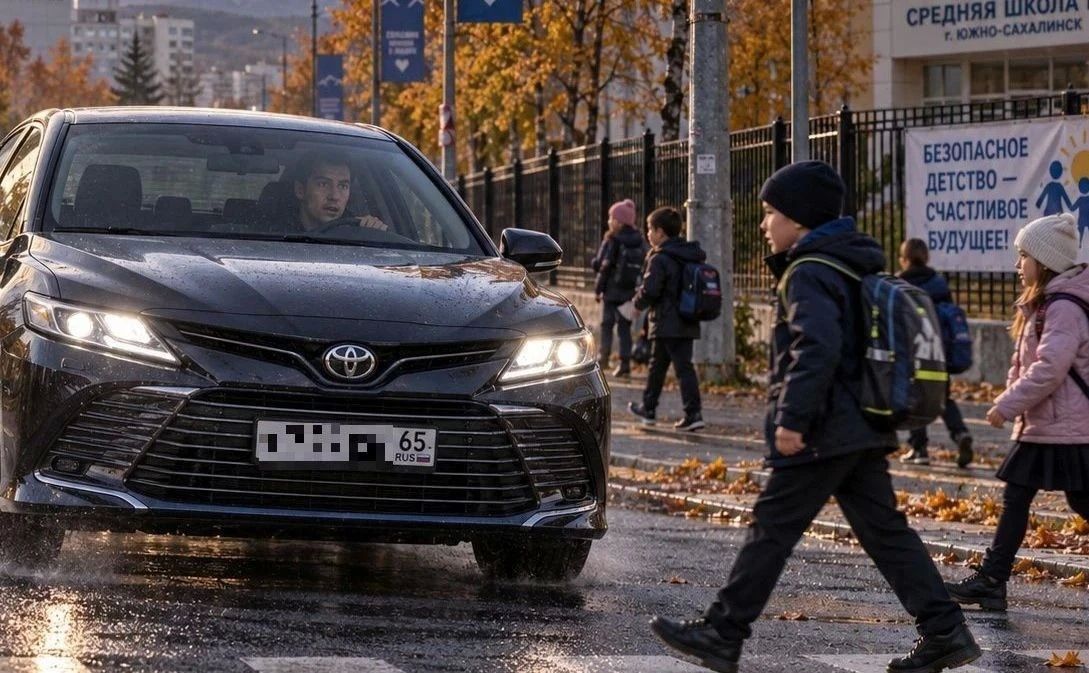Дети непредсказуемы: в ГАИ напоминают сахалинцам правила безопасности у учебных заведений