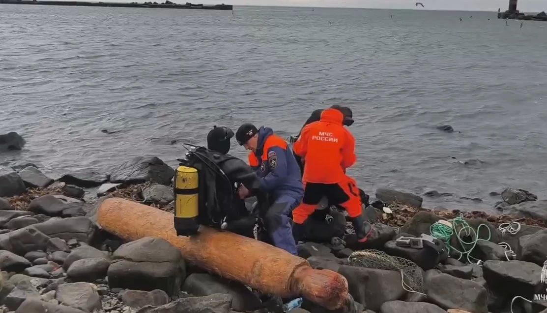 Поиски смытого волной в Холмске мальчика продолжаются
