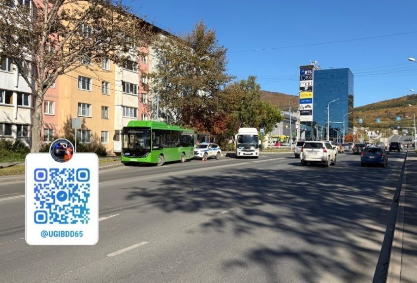 В Южно-Сахалинске женщина пострадала во время падения в автобусе
