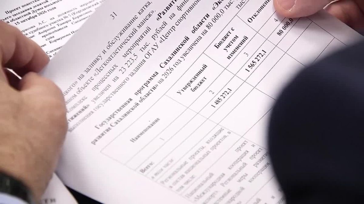 Бюджет Сахалинской области увеличился на 28,7 млрд рублей