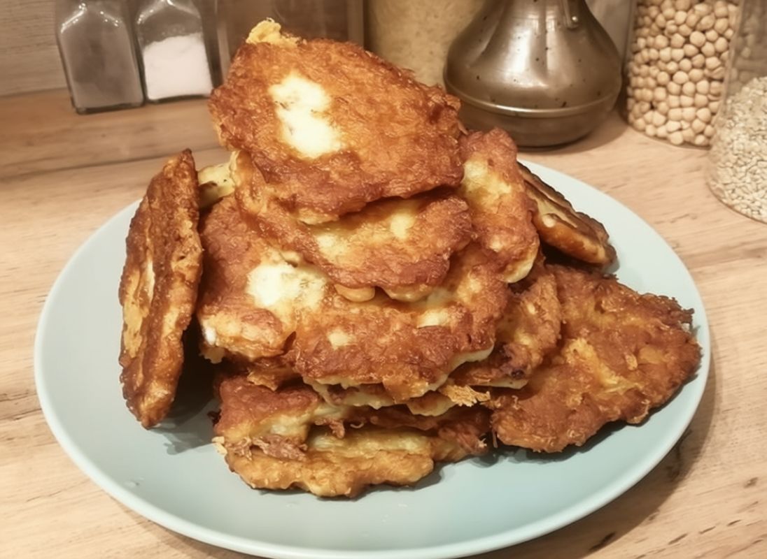 Необычные картофельно-куриные оладьи