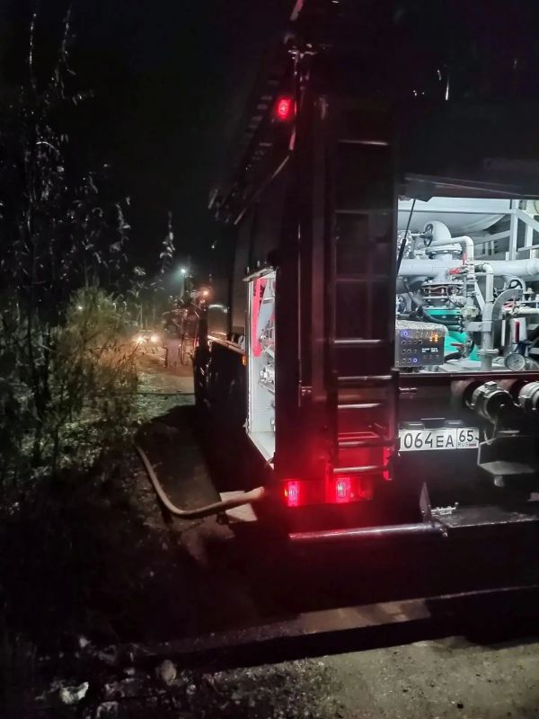 Смирныховские огнеборцы ликвидировали два пожара