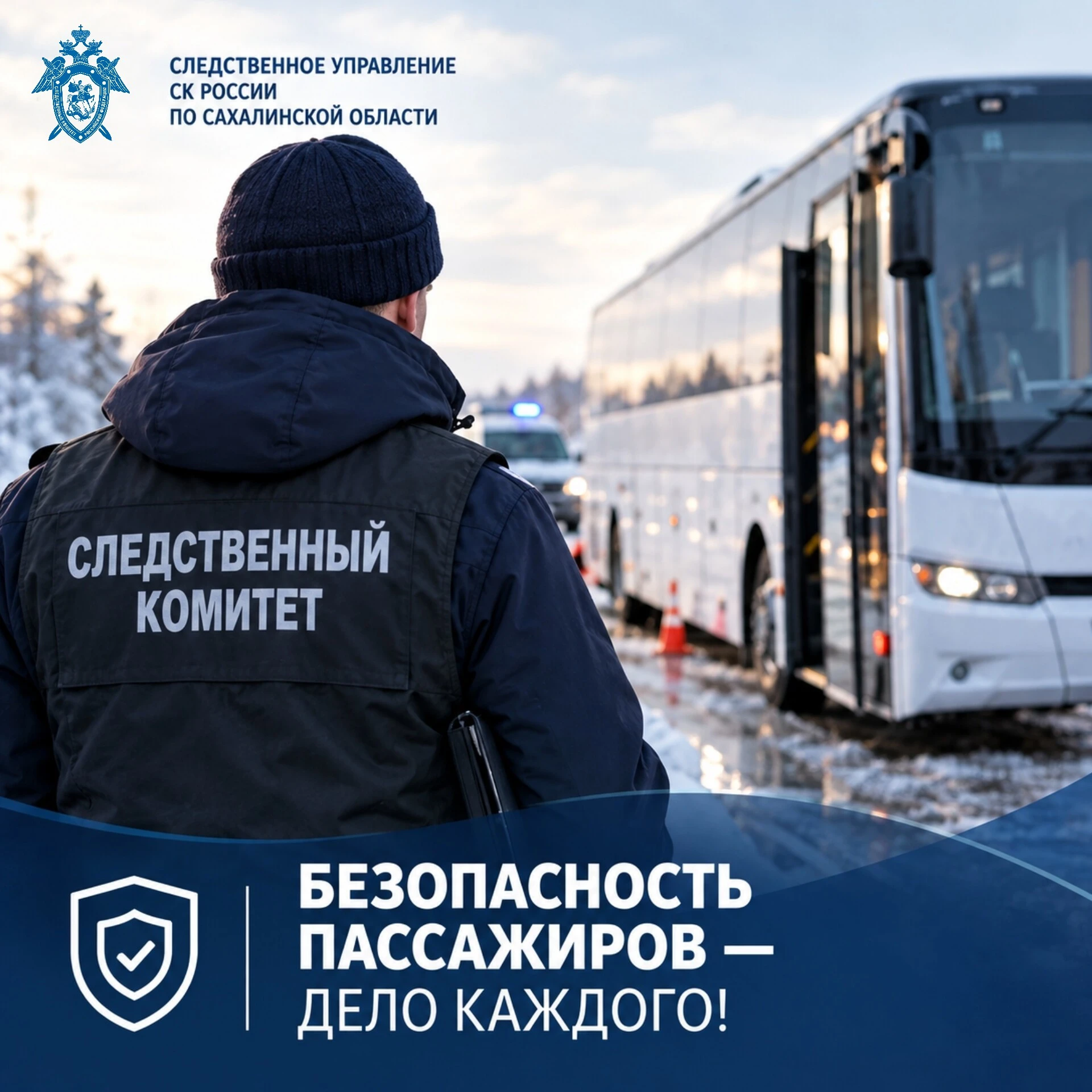 Следственное управление СК России по Сахалинской области обращает внимание на необходимость соблюдения правил безопасности в сфере транспортных услуг
