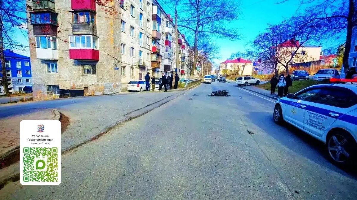 Наезд на пешехода в городе Южно-Сахалинске Наезд на пешехода в городе Южно-Сахалинске