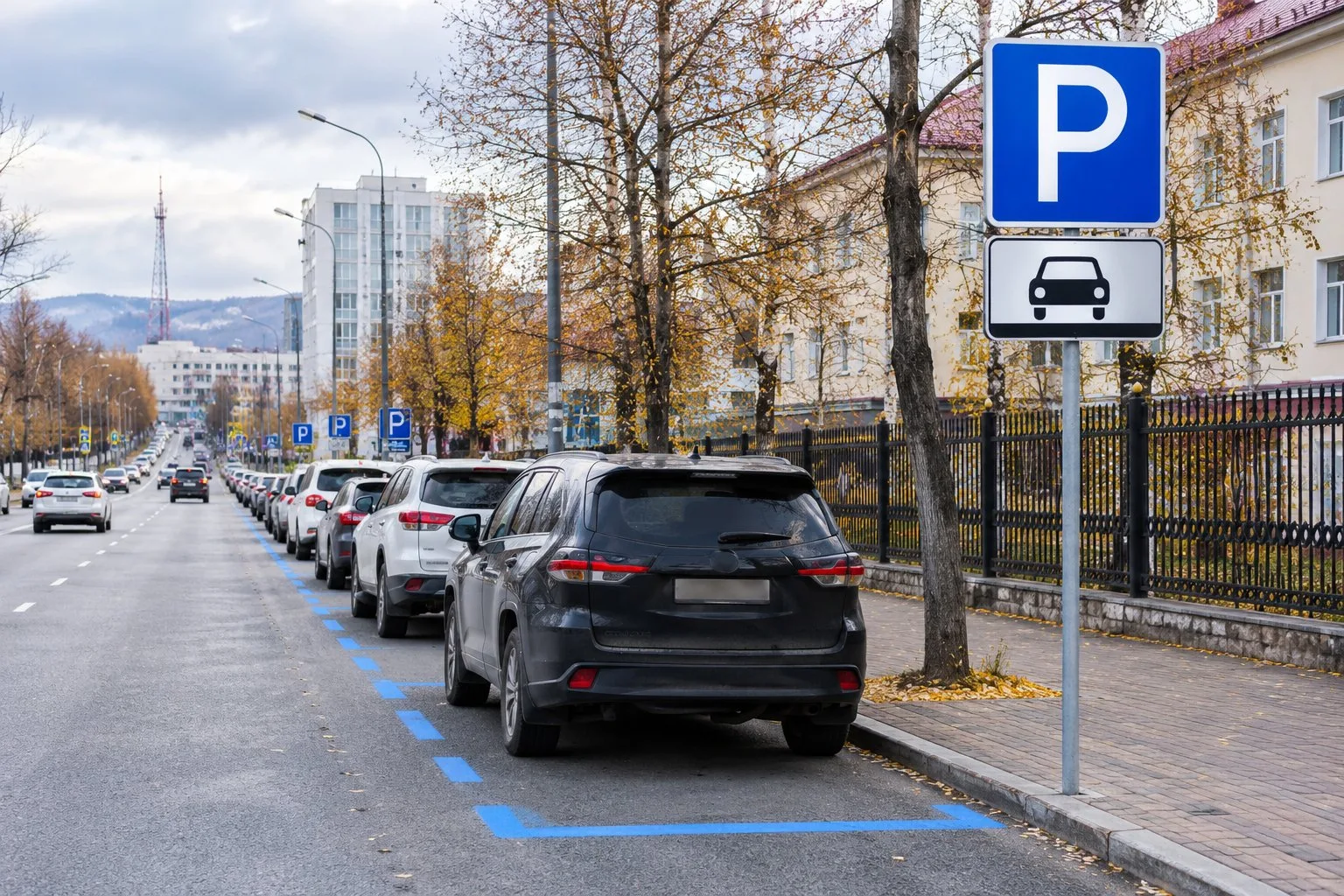 Ещё 85 парковочных мест станут платными