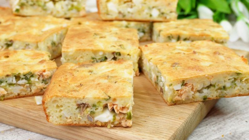 Необычный заливной пирог «Трехминутка»: готовим быстро и вкусно