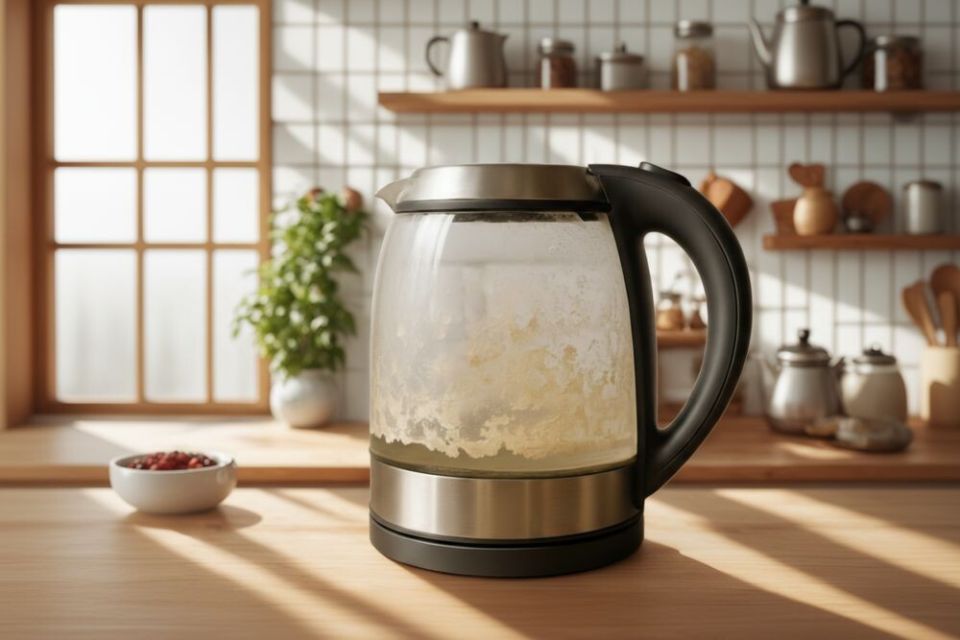 Как очистить электрический чайник от накипи