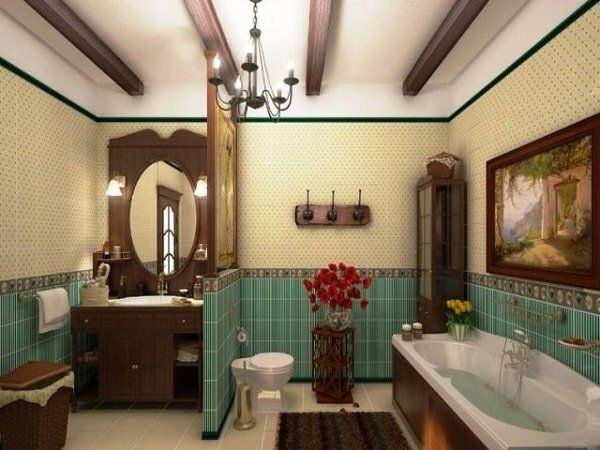 Как выбрать между уютным кантри и элегантным провансом для ванной?