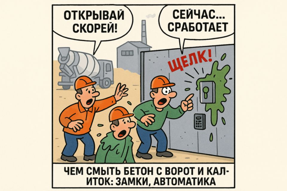 Как эффективно удалить бетон с ворот и калиток: полезные советы
